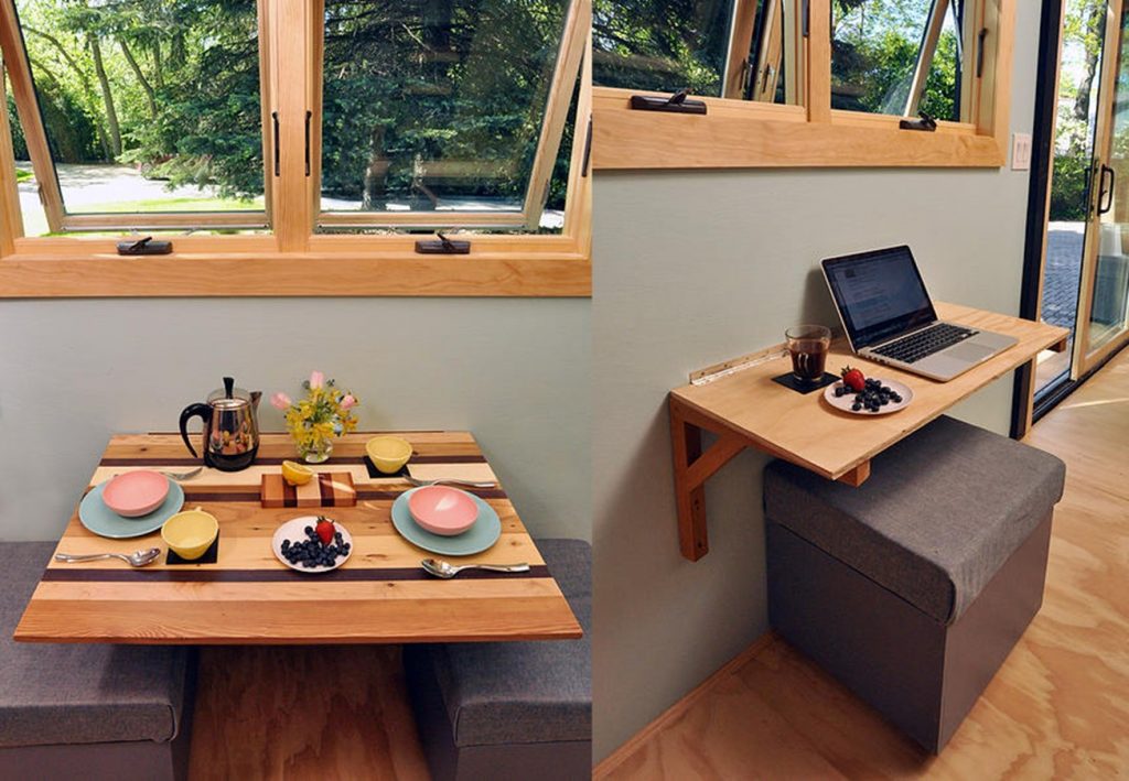 Multipurpose Table in Tiny Home