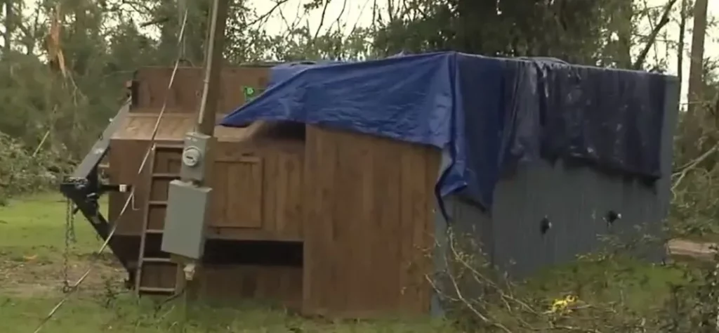 Tiny House Hit by Tornado