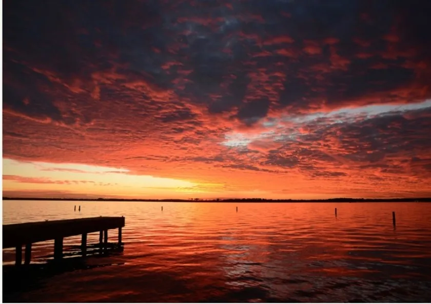 Sunset Over Water