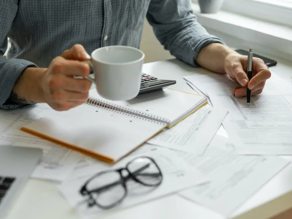 Man at Desk